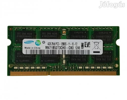 Samsung 4GB DDR3 1600MHz laptop / notebook memória