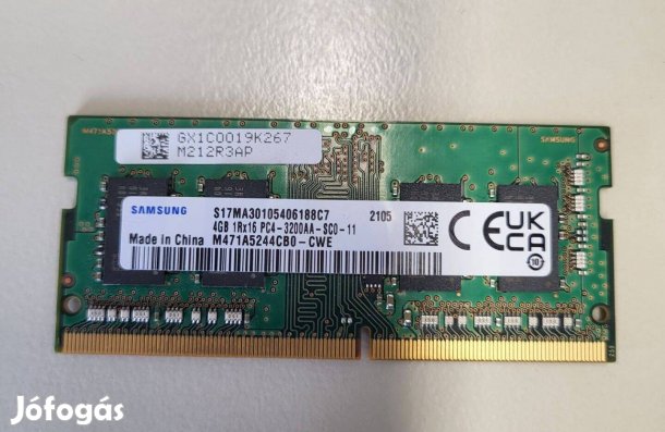 Samsung 4GB DDR4 3200MHz Notebook RAM