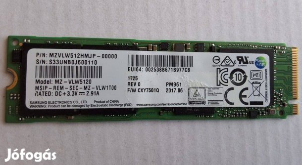 Samsung 512gb M.2 Pcie Nvme