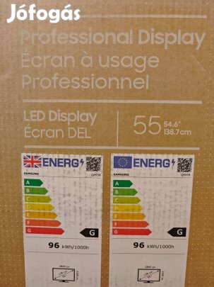 Samsung 55 Qbb (LH55Qbbebgcxen) Új, sosem használt, üzleti kijelző