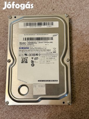 Samsung 80 GB HDD, winchester (SATA)