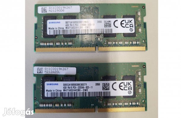 Samsung 8GB DDR4 3200MHz Notebook RAM (2x 4GB!)