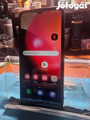 Samsung A02s Telefon - Független - TEL+Töltő+TOK+Fólia - Müködik