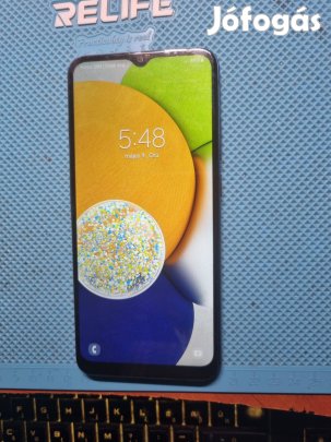 Samsung A03 3/32GB - Telefon+Töltő+Fólia+2 TOK - Független DUAL SIM