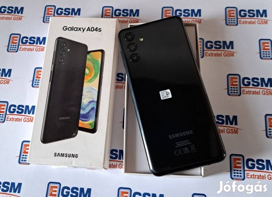 Samsung A04s Fekete 32GB Független Dual Simes Használt Mobiltelefon