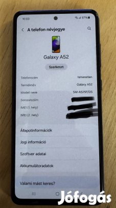Samsung A52 6/128GB SM-A525F/DS