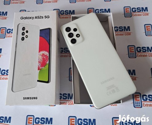 Samsung A52s 5G 128GB Fehér Kártyafüggetlen Használt Mobiltelefon