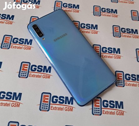 Samsung A70 128GB/6GB RAM Kék Kártyafüggetlen Használt Mobiltelefon