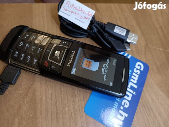 Samsung D900 Mobiltelefon fekete szinben eladó