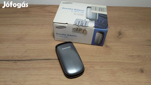 Samsung GT E1150i retro mobiltelefon (működő) minden tartozékával