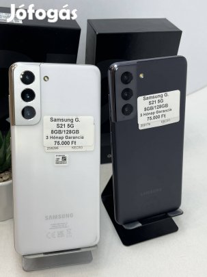 Samsung G. S21 5G 8/128GB Dual Garanciával
