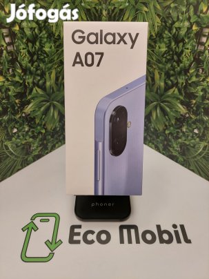 Samsung Galaxy A07 Kártyafüggetlen 64 GB, 12 hó garancia