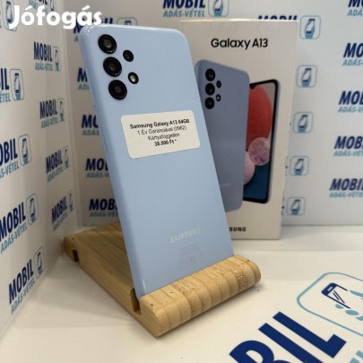 Samsung Galaxy A13 Kártyafüggetlen 64 GB, 12 hó garancia