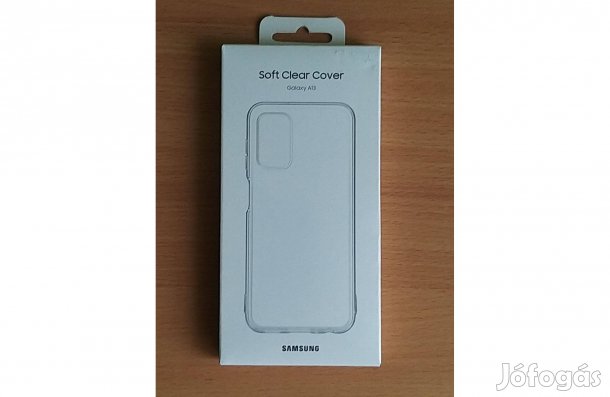 Samsung Galaxy A13 gyári átlátszó szilikon tok
