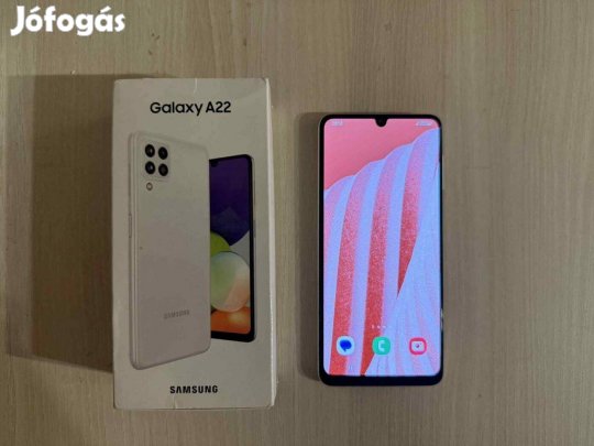 Samsung Galaxy A22 4/128GB Dual Fehér Gar !