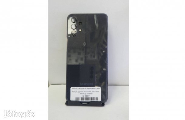 Samsung Galaxy A32 5G 128GB Független Jótállással - Fekete