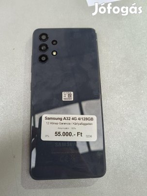 Samsung Galaxy A32 5G Kártyafüggetlen 128 GB 4 GB Ram, 12 hó garancia