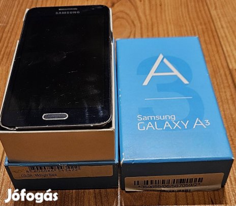 Samsung Galaxy A3 + USB átalakító kábel