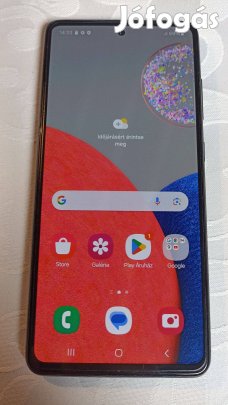 Samsung Galaxy A52s 5G 128 GB + 128 GB-os SD kártya