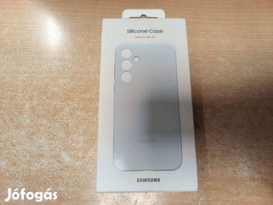Samsung Galaxy A55 5G Gyári Silicone Kék Tok Új !