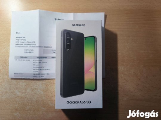 Samsung Galaxy A56 5G Dual Független Új 4 év Garancia+Biztosítás !