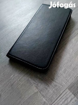 Samsung Galaxy A56 fekete fliptok kártyatartóval újszerű hiba nélkül