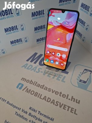Samsung Galaxy A70 Kártyafüggetlen 128 GB 6 GB Ram, 12 hó garancia