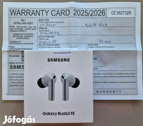 Samsung Galaxy Buds3 FE fülhallgató bontatlan, garanciális