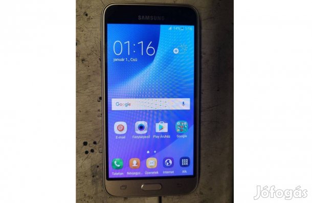 Samsung Galaxy J3-2016 (SM-J320FN) Yetteles fekete okostelefon
