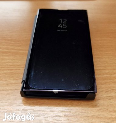 Samsung Galaxy S10 Lite S9 tükör hatású flip tok