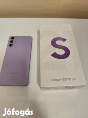 Samsung Galaxy S21 FE 5G használt telefon Levendula színben eladó!