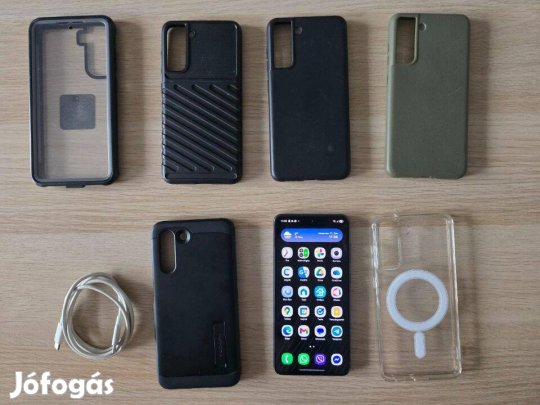 Samsung Galaxy S21 FE SM-G990B2/DS 128 GB kártyafüggetlen szép állapot