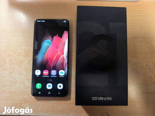 Samsung Galaxy S21 Ultra 5G Dual Független Fekete Garis !
