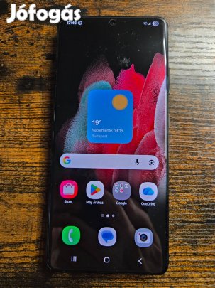 Samsung Galaxy S21 Ultra 5G Dualsim, 256/12 GB (Új Kijelző És Akksi)