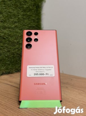 Samsung Galaxy S22 Ultra 5G Kártyafüggetlen 1024 GB, 12 hó garancia