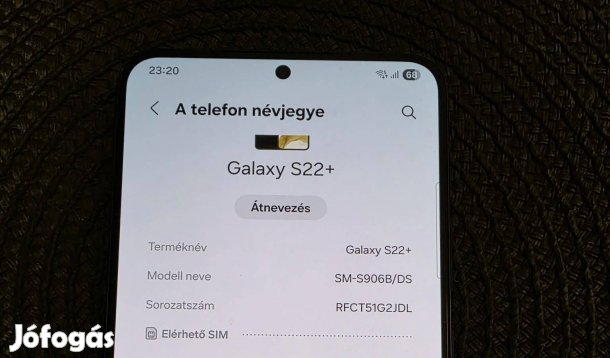 Samsung Galaxy S22+ kártyafüggetlen telefon új állapotban eladó! 