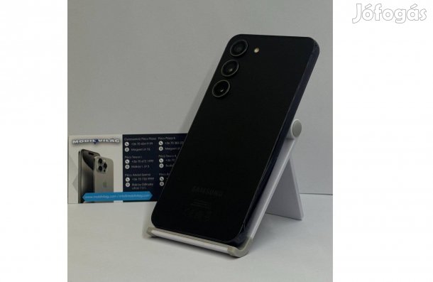 Samsung Galaxy S23 128GB Fekete, Használt Garanciával!