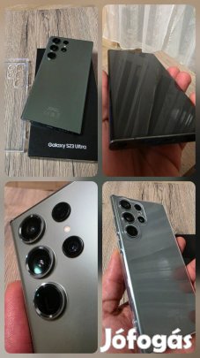 Samsung Galaxy S23 Ultra 8/256 Szinte Új, új fólia, új tok