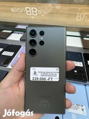 Samsung Galaxy S23 Ultra Kártyafüggetlen 256 GB, 12 hó garancia