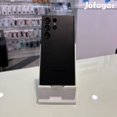 Samsung Galaxy S23 Ultra - 256 GB - fekete (296) Használt, Garancia