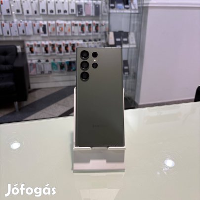 Samsung Galaxy S23 Ultra - 256 GB - zöld (271) Használt, Garancia
