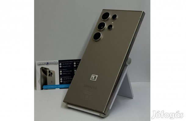 Samsung Galaxy S24 Ultra 256GB Ezüst, Használt Garanciával!