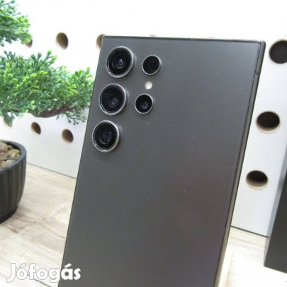 Samsung Galaxy S24 Ultra Titanium Black 256GB karcmentes 6 hó gar