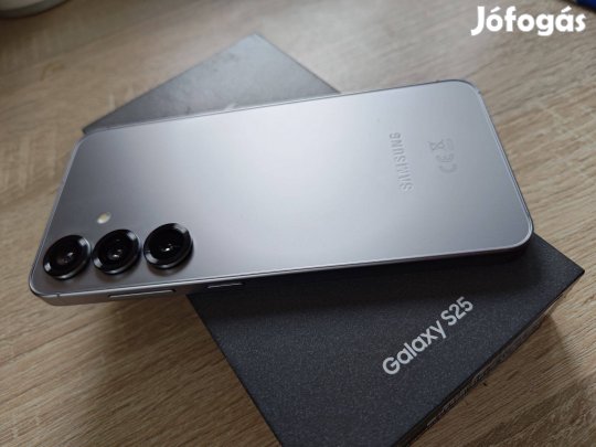 Samsung Galaxy S25 128GB Silver - megkímélt - Csere is lehet