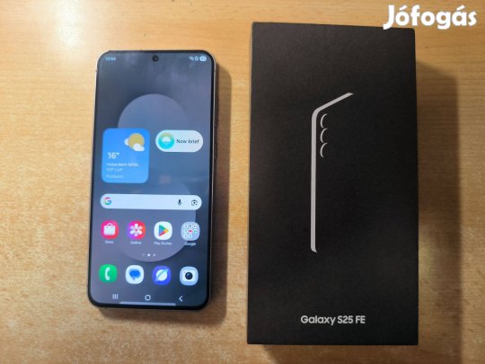 Samsung Galaxy S25 FE 5G 8/128GB Dual Újszerű Black Garival!