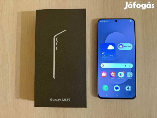 Samsung Galaxy S25 FE 5G 8/256GB Dual Újszerű Black 3 év Garancia !