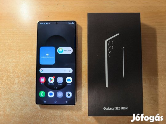 Samsung Galaxy S25 Ultra 5G 12/1TB Dual Black szinte Új 34 hó Garancia