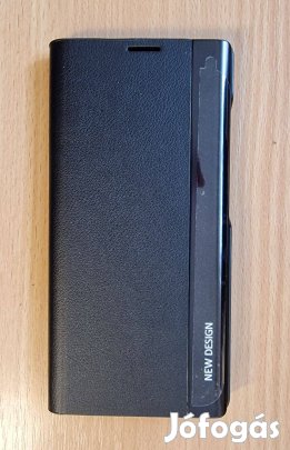 Samsung Galaxy S25 Ultra Flip ütésálló fekete Adsorption tok