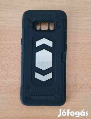 Samsung Galaxy S8 Plus ütésálló mágneses felületre fekete tok