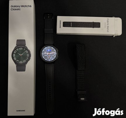 Samsung Galaxy Watch 6 Classic 47mm Bluetooth Garanciális